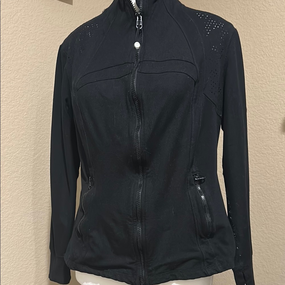 Tangerine Black Ski Jacket Sleek Tailored Design - Picture 2 of 9